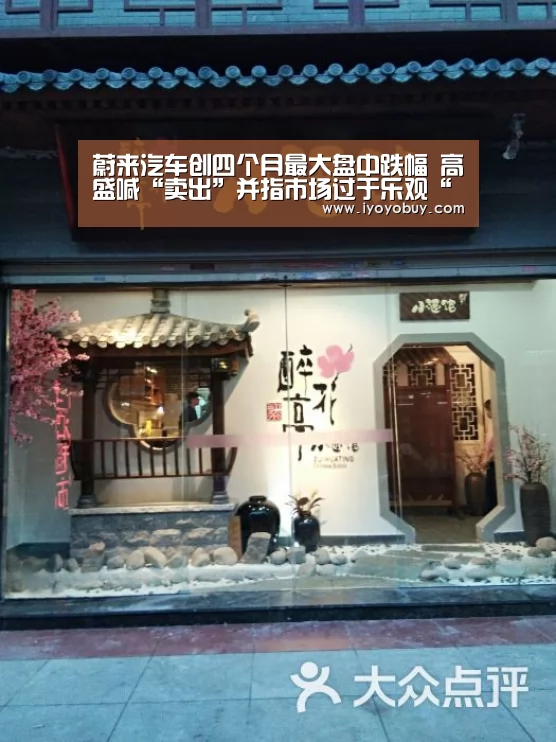 蔚来汽车创四个月最大盘中跌幅 高盛喊“卖出”并指市场过于乐观“milan米兰”(图1) milan米兰